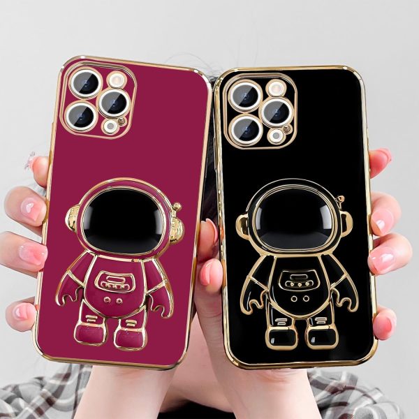 Pepmune iPhone 15 Pro Max Case with Cute 3D Astronaut Stand